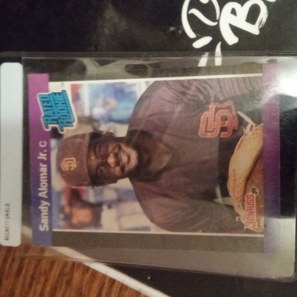 Sandy Alomar Jr Donruss Rookie card